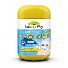 Nature's Way Kids smart Calcium + Vit D 60 pas 儿童钙软糖